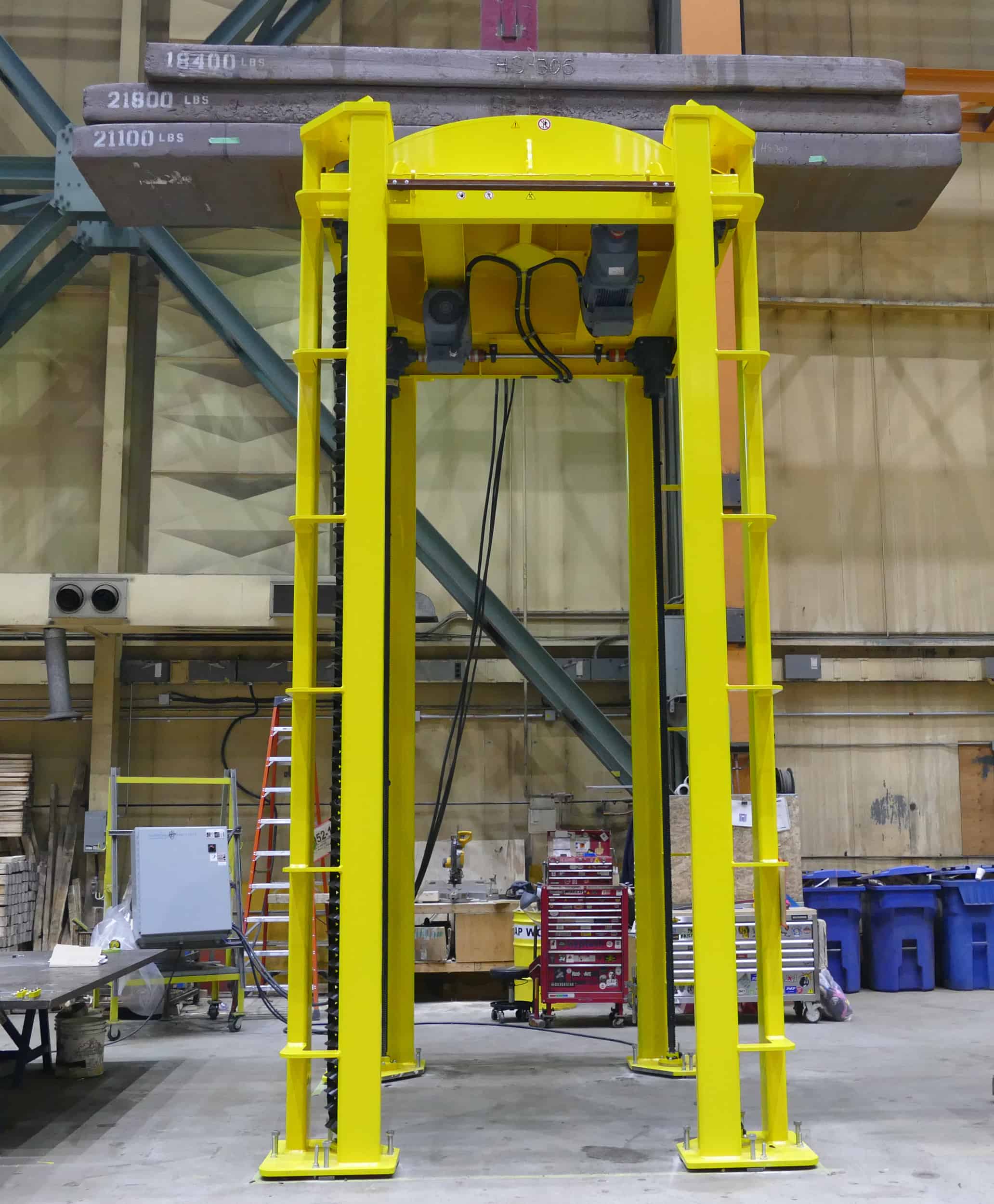 In-Ground Turbine Lifts for Efficient Assembly