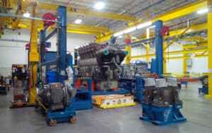 AGV-Turnkey project with work positioners