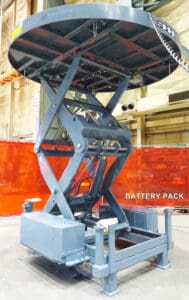 DC-battery-ladle-lift