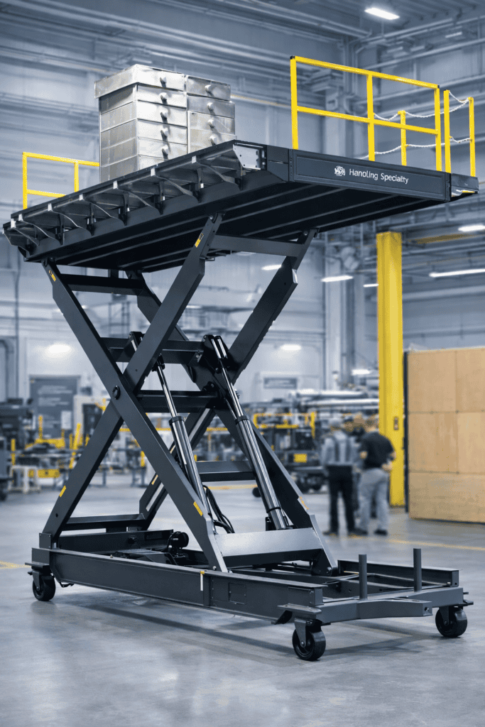 Hydraulic lift for nuclear industry