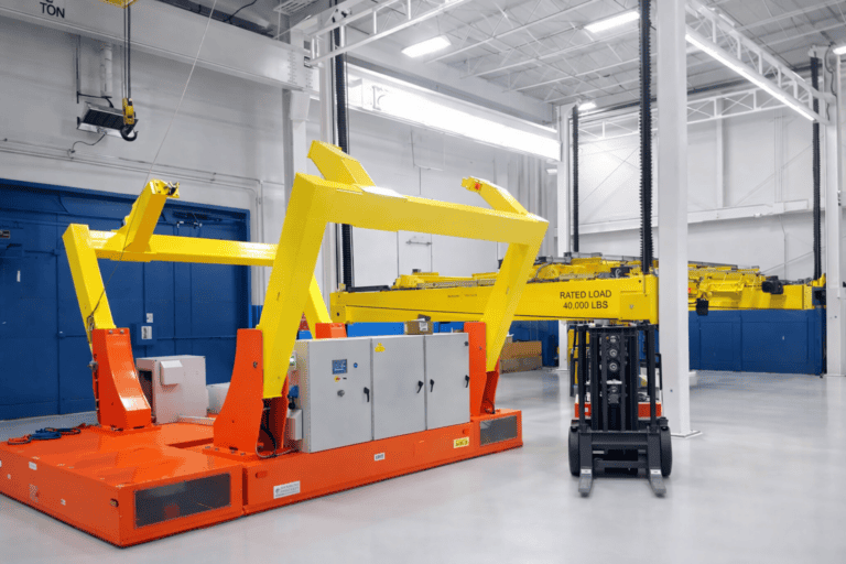 Manual guided vehicle for Aerospace