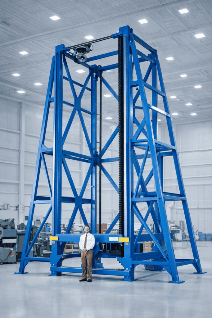 Lift system for ultrasonic inspections