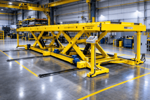 Self-Propelled Traversing Aerospace Parts Lift