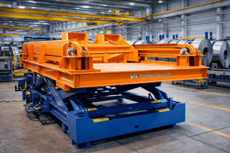 Transfer car for steel wire rod