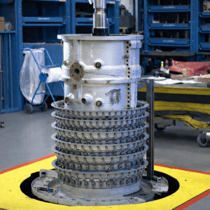 in floor lift for turbine assembly 1