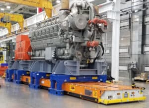 Two 100,000 lb. MGV’s combine to create a 200,000 lb. AGV.