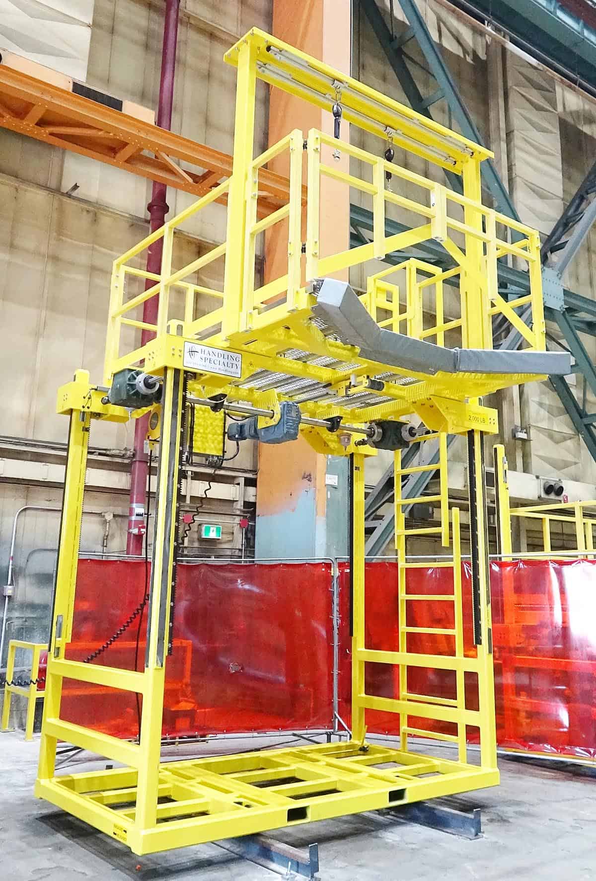 Rail Gantries for Maintenance on Railcars - Handling