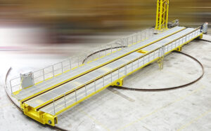 Rail Turn Table Top View