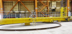 Rail Turn Table front view