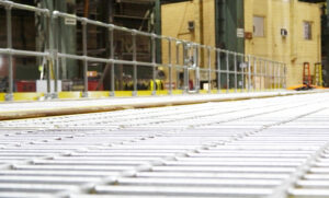 Rail Turn Table steel walk way