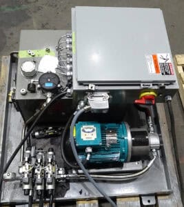 Powered rail turntable controls