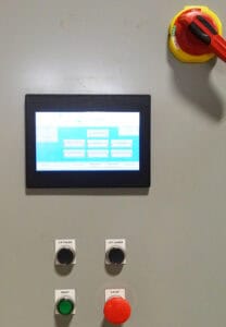 AGV unloader HMI controls