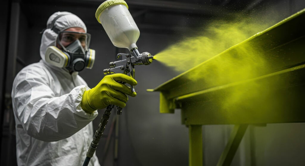 industrial spray painting