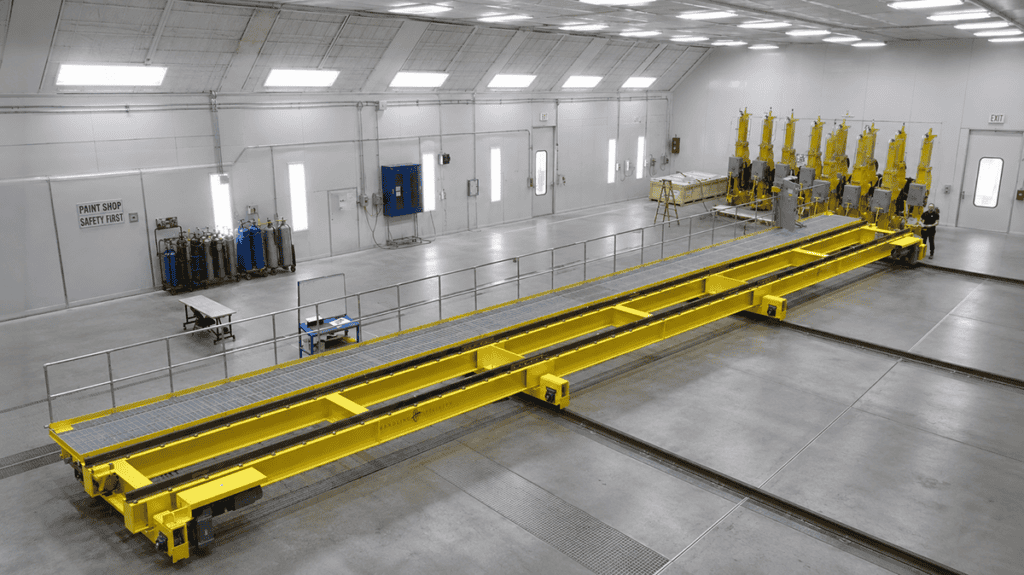 100 ton rail transfer table