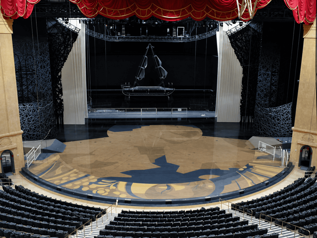 Cirque-du-Soleil O Show construction