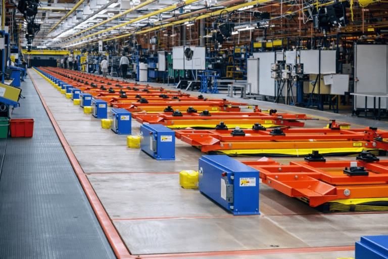 Custom-Scissor-Lifts-for-Automotive-Assembly-Line