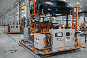 cantilevered-lift-for-automotive-marriage-station