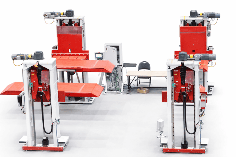 Underbody lift system for truck assembly