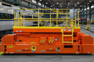 AGV with Scissor lift for Rail MRO