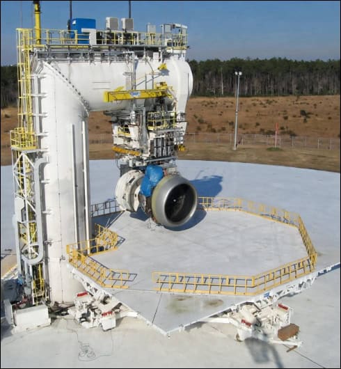 Aerospace engine trolly