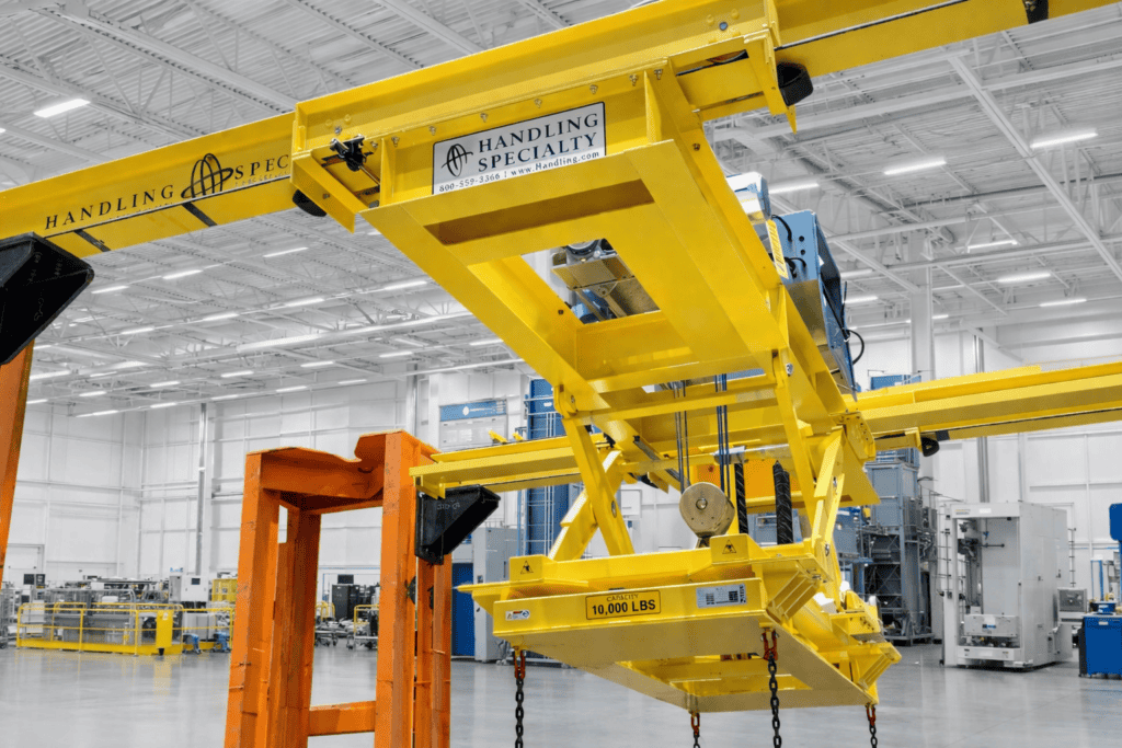 inverted 3-axis work positioner for aerospace