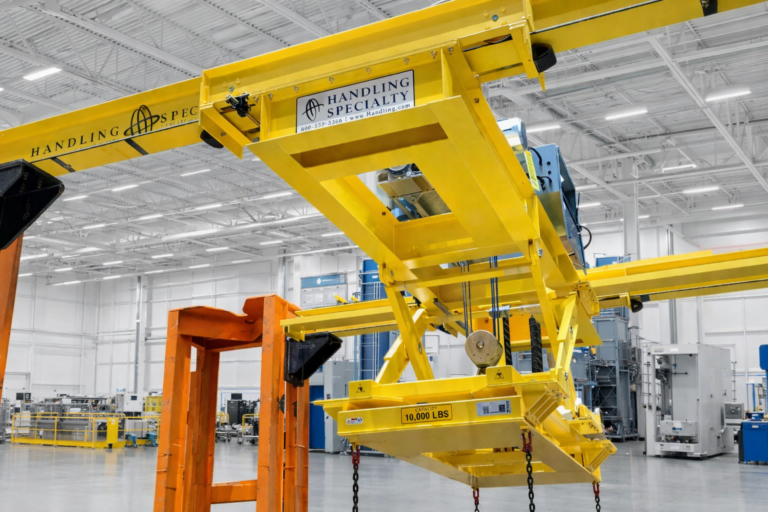 inverted 3-axis work positioner for aerospace