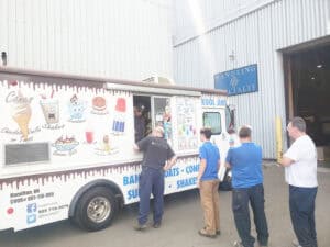 Ice cream truck visit 8